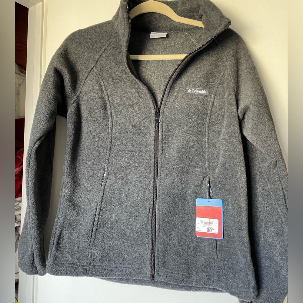 Women’s Columbia fleece jacket, size small